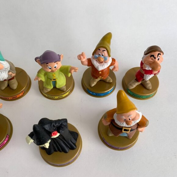 2002 Disney McDonalds Snow White 7 Dwarves Witch Happy Meal Toys - Picture 4 of 7